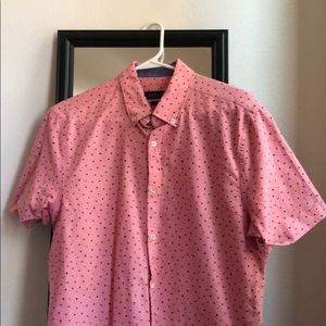 Zara Slim Fit Short Sleeve Button Down